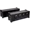 A simple point to point UTP extension system for balanced signals using 3 pin XLR connection.