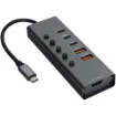 High-performance USB hub offers seamless connectivity for both Type-A and Type-C peripherals.