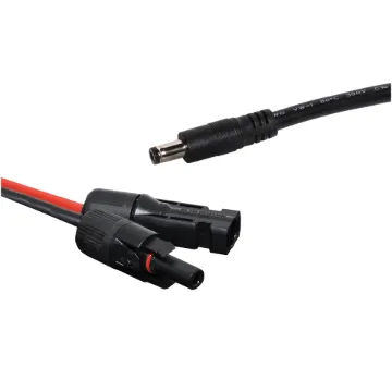 Provides a way to connect a solar panel to a portable power generator.