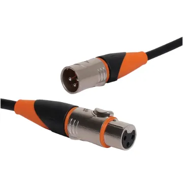 These specialized 110-ohm shielded cables DMX cables are used to transmit digital data for controlling lighting fixtures, dimmers, and effects.