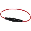 This 10A In-Line M205 Fuse Holder is an In-line type with lead. Rated to 32V DC. Ideal for automotive use. Length: ≈140mm