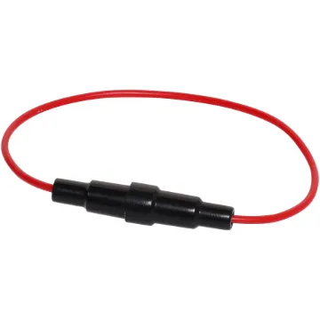 This 10A In-Line M205 Fuse Holder is an In-line type with lead. Rated to 32V DC. Ideal for automotive use. Length: ≈140mm