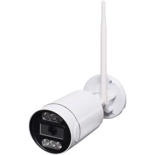 This smart camera is easy to install and sends notifications direct to your phone using the Tuya SmartLife app where you can review recorded clips and view live streams.