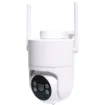 This smart camera offers clear audio and video for wireless surveillance. It sends notifications direct to your phone using the Tuya SmartLife app where you can review recorded clips and view live streams.