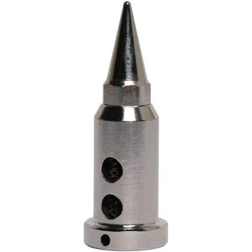 A single tip which converts between soldering iron and heat blower. 1mm round soldering tip Suits T 2580, T 2582, T 2585, T 2588