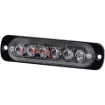 This compact flashing LED light features an all metal base and provides a visual alert to a security condition.