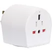 Allows appliances from all over the world to be plugged into Australian outlets. Use on almost any appliance, such as mobile phone chargers, shavers, irons or laptops. Suits appliances from most countries.