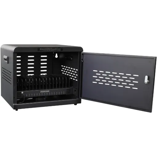 Charge, store, and protect up to 16 devices in one smart charging cart. Fast, safe, and secure—ideal for schools and workplaces. Offers USB power delivery charging up to 1000W total output.