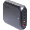 This powerful 188W USB charger provides two USB C power delivery 3.1/PPS) ports, a standard 30W USB C port and two USB Type A quick charge ports.