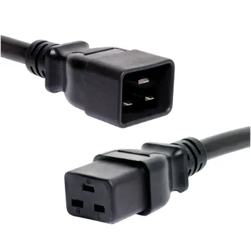 IEC C19 Female to C20 Male 2m 15 Amp rated. Energy authority approved.