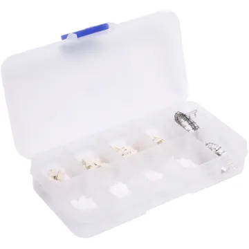 An assortment of straight pin boxed PCB connectors and matching plugs in 2, 3 and 4 way varieties (10 of each plug and socket - 2 lots of 3 way). Plus crimp pins to suit plug housings. 220pcs total.