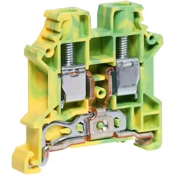 Designed to be ganged together to form as many poles as required to suit your application. Suitable for TS-35/ TS-35/15 mounting rails. 600V rated. Green/Yellow.