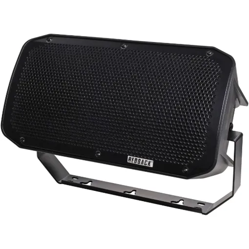 This all weather long throw PA speaker features a two-way driver, including 8-inch woofer and 1-inch tweeter for PA sound projection.