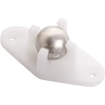 This Steel idler wheel is ideal for 2 wheel robots / buggy's. They make great third contact points for small differential-drive robots. 20mm tall (from floor to mounting surface), 40mm hole spacing, 3mm diameter.