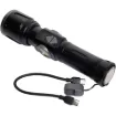 Compact and easy to carry torch packs a punch with a 1200 lumen zoomable beam. Not only that, the torch also features a variety of modes including; lantern with anti-insect yellow, night vision red, and caution flashing red along with standard shades of white.