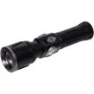 Compact and easy to carry torch packs a punch with a 1200 lumen zoomable beam. Not only that, the torch also features a variety of modes including; lantern with anti-insect yellow, night vision red, and caution flashing red along with standard shades of white.