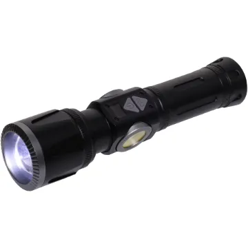 Compact and easy to carry torch packs a punch with a 1200 lumen zoomable beam. Not only that, the torch also features a variety of modes including; lantern with anti-insect yellow, night vision red, and caution flashing red along with standard shades of white.