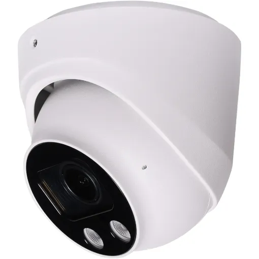 A high resolution 5 megapixel IP dome camera featuring a variable focus lens (2.7-13.5mm) coupled with a 5x motorised zoom mechanism