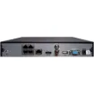 This multi-channel network video recorder offers 12MP resolution recording at 25fps per camera (6 channels) or 8MP (4K) recording at 25fps over 9 channels.