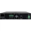 This series of amplifier combines the popular half rack concept and adds Dante® connectivity for flexible routing and distribution of audio across a commercial PA installation.