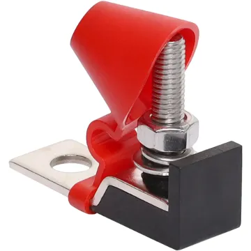 M8 terminal posts suitable for use with MRBF fuses. Includes terminal cover. 500A, 58V DC max.