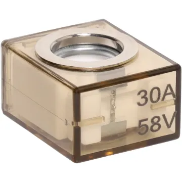 Bolt on marine rated battery fuses. Sits on the stud between the connection and the terminal.