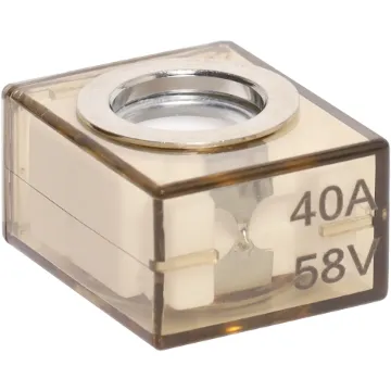 Bolt on marine rated battery fuses. Sits on the stud between the connection and the terminal.