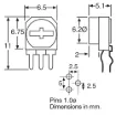Picture of 10k 5mm Side Adjust Trimpot