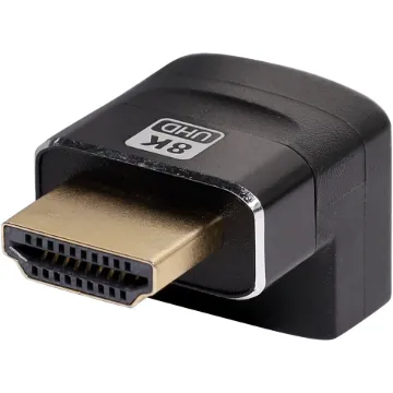 Right Angle HDMI Adaptor. Downward direction adaptor.