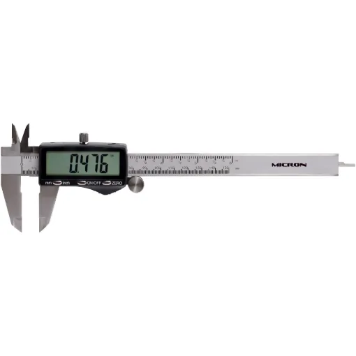 High quality digital metal calipers for precision measuring with ease. 150mm capability, suitable for measuring internal, external and depth dimensions. Fitted with easy to read digital screen allowing measurements within 0.01mm or 0.0005".