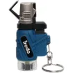 A handy fliptop keyring blowtorch, ideal for those quick jobs on the go! Easy one hand operation with adjustable 1300 degree C flame, one click piezo ignition and easily refillable with butane gas.