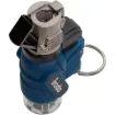 A handy fliptop keyring blowtorch, ideal for those quick jobs on the go! Easy one hand operation with adjustable 1300 degree C flame, one click piezo ignition and easily refillable with butane gas.