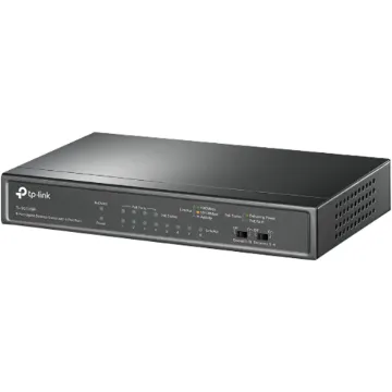 8-Port Gigabit Desktop Switch with 4-Port PoE provides the seamless network connection. It integrates 1000Mbps Gigabit Ethernet and 10/100Mbps Fast Ethernet network capabilities.