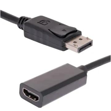 DisplayPort Male to HDMI Female Passive Lead, 20cm.