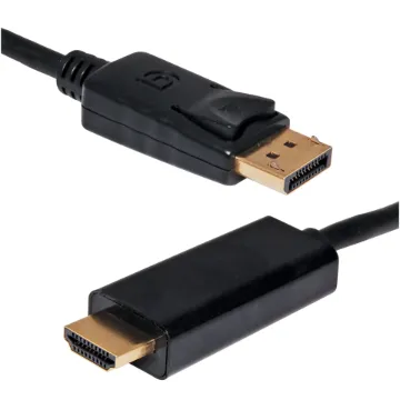 DisplayPort Male to HDMI Male Adapter Lead, 2m.