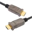 This 50m Active Optical HDMI male to HDMI male cable is the new solution for using optical HDMI cables in temporary AV set ups for live events & functions.
