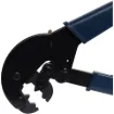 This hexagonal coaxial crimper. Suitable for crimping RG6 P 0486 F-type as well as RG213 P 0451 N-type and other RF coaxial connectors. Ratchet Action.