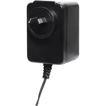 12VAC @ 2A. Unit has bare ends (no tip fitted). MEPS Approved. Dimensions: 80L x 55W x 55D mm.