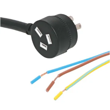 3m Bare Ends Piggyback Mains Extension Power Cable