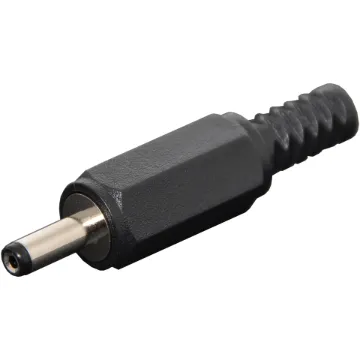 1.7mm Female Line Strain Relief DC Power Plug (9.5mm). Solder tab connection.