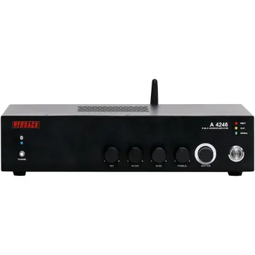 Designed as an all-in-one compact amplifier for retail music systems and small scale PA systems requiring 100V line output, Bluetooth connectivity and telephone paging input.