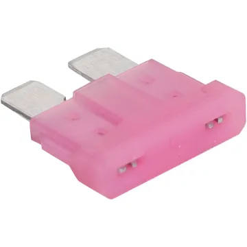 Pink 4A standard automotive blade fuse with 32V rating. Suits most automotive blade fuse holders. 18.7 x 19.1mm overall in size. 5mm blades.
