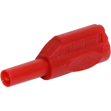 Solder termination suits wire less than 4mmØ. Nylon casing with nickel plated heat treated beryllium copper. Stackable for use with standard 4mmØ  banana plugs and sockets