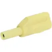 Solder termination suits wire less than 4mmØ. Nylon casing with nickel plated heat treated beryllium copper. Stackable for use with standard 4mmØ banana plugs and sockets.