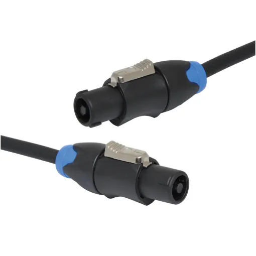 0.7m SpeakOn connector to SpeakOn connector audio lead. Made with 2 core flexible cable connecting 1+ & 1- of the connector.