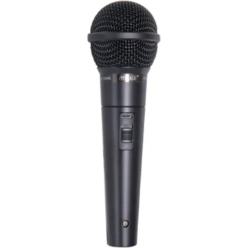 This balanced microphone has a specially designed grill that can withstand a drop impact without losing its shape. The tough zinc diecast housing has an inbuilt 3 pin XLR male connector and on/off switch.