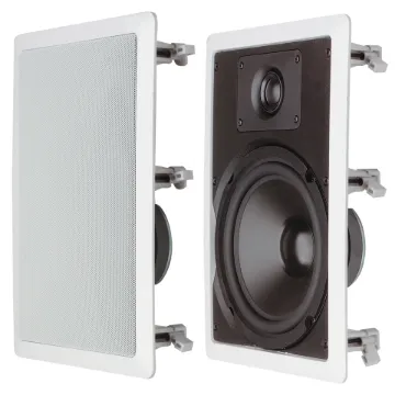Add superb presence and clarity to your home sound system with these 8" (200mm) low profile speakers. Aluminium grilles are suitable for mounting in sheltered outdoor alfresco and entertaining areas. 100 Watts.