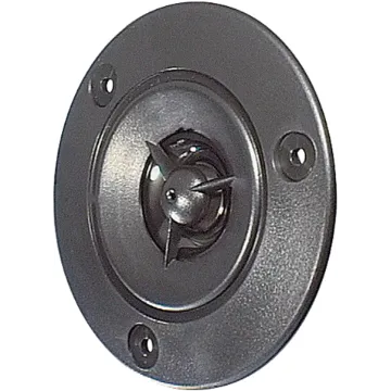 A compact polymer dome tweeter for use in bookshelf or satellite/surround speakers. Features dispersion vanes for even sound field A compact polymer dome tweeter for use in bookshelf or satellite/surround speakers. Features dispersion vanes for even sound field distribution.