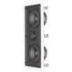 An important part of any surround system is the centre speaker. This is the speaker that primarily produces movie dialogue and as such must be mounted as close as possible to the TV screen. Designed to be flush mounted, this speaker is fantastic for use in home theatre applications.