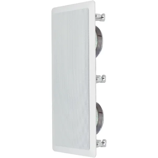 An important part of any surround system is the centre speaker. This is the speaker that primarily produces movie dialogue and as such must be mounted as close as possible to the TV screen. Designed to be flush mounted, this speaker is fantastic for use in home theatre applications.